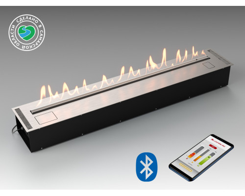 Автоматический биокамин Lux Fire Smart Flame 1600 RC INOX