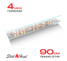 Топливный блок SteelHeat LINE GLASS 1000