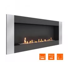 Биокамин встраиваемый SteelHeat GRAND-V 1500